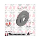 Zimmermann 200.2525.20 Bremsscheiben 2 Stück NISSAN