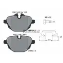 Textar Bremsbeläge hinten + Warnkontakt BMW 5er Touring F11