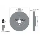 TEXTAR 92149503 Bremsscheiben 2 Stück RENAULT