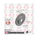 Zimmermann 590.2565.20 Bremsscheiben 2 Stück TOYOTA