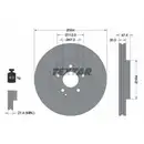 TEXTAR 92152105 Bremsscheiben 2 Stück vorne für MERCEDES-BENZ
