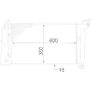 Kühler Motorkühlung Mahle CR 1526 000S Behr für Toyota
