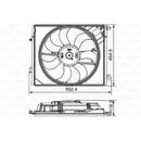 VALEO 696881 Lufter RENAULT 240 watt MEGANE LAGUNA