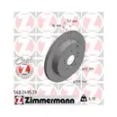 ZIMMERMANN 540.2495.20 Bremsscheiben 2 Stück SUZUKI