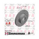 Original Zimmermann 150.3427.52 Bremsscheiben 2 Stück für BMW