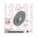 Zimmermann 470.2433.20 Bremsscheiben 2 Stück RENAULT