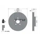 Textar 92142003 Bremsscheiben 2 Stück für TOYOTA