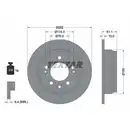 TEXTAR 92161703 Bremsscheiben 2 Stück KIA