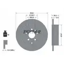 TEXTAR 92162703 Bremsscheiben 2 Stück LAND ROVER