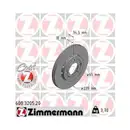 ZIMMERMANN 600.3205.20 Bremsscheiben 2 Stück VW