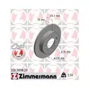 Zimmermann 320.3808.20 Bremsscheiben 2 Stück KIA