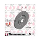 Zimmermann 100.1240.52 Bremsscheiben 2 Stück SEAT