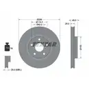 TEXTAR 92168803 Bremsscheiben 2 Stück vorne für TOYOTA