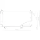 Kondensator Klimaanlage Mahle AC 347 001S Behr für Mercedes Benz für Reach