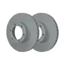 ATE 24.0124-0137.1 Bremsscheiben 2 Stück RENAULT