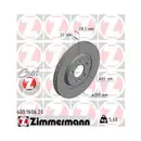 ZIMMERMANN 600.1606.20 Bremsscheiben 2 Stück für VW SEAT