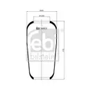 FEBI BILSTEIN 39901 Luftfederbalg für MAN