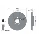 TEXTAR 92241603 Bremsscheiben 2 Stück MERCEDES-BENZ
