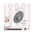 Zimmermann 540.2493.20 Bremsscheiben 2 Stück SUZUKI