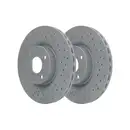 ATE 24.0122-0283.1 Bremsscheiben 2 Stück vorne für ABARTH