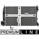 Kühler Motorkühlung Mahle CR 26 000P Behr *** Premium Line *** für Saab