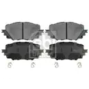 FEBI BILSTEIN 170663 Bremsbelagsatz für MAZDA, ABARTH, FIAT