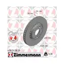Zimmermann 470.2438.20 Bremsscheiben 2 Stück RENAULT