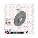 Zimmermann 590.2812.20 Bremsscheiben 2 Stück TOYOTA