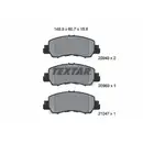 Bremsbelagsatz Scheibenbremse Textar 2094901 für Mitsubishi Vorderachse