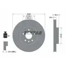 TEXTAR 92255703 Bremsscheiben 2 Stück VOLVO
