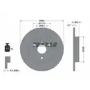 TEXTAR 92155503 Bremsscheiben 2 Stück SMART