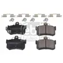 FEBI BILSTEIN 170904 Bremsbelagsatz für MG, ROVER