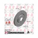 Zimmermann 200.2518.20 Bremsscheiben 2 Stück NISSAN