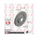 Zimmermann 590.2800.20 Bremsscheiben 2 Stück TOYOTA