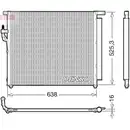DENSO DCN10049 Kondensator A/C