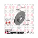 Zimmermann 230.2357.20 Bremsscheiben 2 Stück FIAT