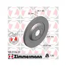 Zimmermann 100.3334.20 Bremsscheiben 2 Stück AUDI