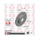Zimmermann 430.2605.20 Bremsscheiben 2 Stück OPEL