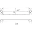 Ladeluftkühler Mahle CI 20 000S Behr für Opel für Renault für Vauxhall