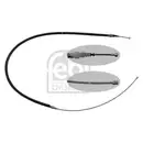 Seilzug Feststellbremse Febi Bilstein 49624 für Seat für Skoda für VW