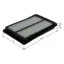 BOSCH F 026 400 582 Luftfilter S0582 für NISSAN, RENAULT