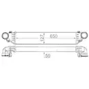 Ladeluftkühler Mahle CI 343 000S Behr für Mercedes Benz für Mercedes Benz