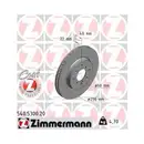 Zimmermann 540.5300.20 Bremsscheiben 2 Stück SUZUKI