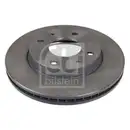 FEBI BILSTEIN 108663 Bremsscheiben 2 Stück vorn für HYUNDAI