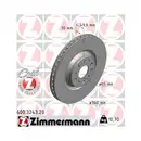 Zimmermann 600.3243.20 Bremsscheiben 2 Stück VW