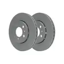 ATE Set Scheiben Ø256 vorn Ø230 hinten belüftet Bremsbeläge VW Golf IV Audi A3