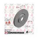 Zimmermann 285.3516.20 Bremsscheiben 2 Stück HYUNDAI