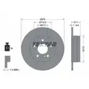 Original Textar Bremsenset Bremsscheiben Ø278 voll Bremsbeläge hinten WK Mercede