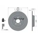 TEXTAR 92162903 Bremsscheiben 2 Stück VOLVO