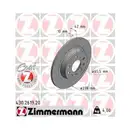 Zimmermann 430.2619.20 Bremsscheiben 2 Stück OPEL
